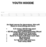 Hermantown Volleyball Youth Hoodie DT6100Y Curved