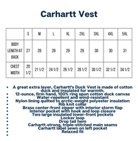 Fund A Hawk Unisex Carhartt Duck Vest CTV01