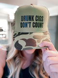Drunk Cigs Don't Count Foam Trucker Hat