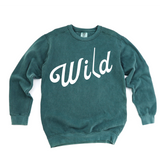 WILD Hockey Green Crewneck Sweatshirt