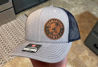 Fund A Hawk Retro Leather Patch Hat