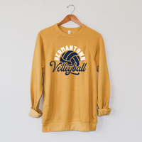 Hermantown Volleyball Adult Cursive Curved Bella