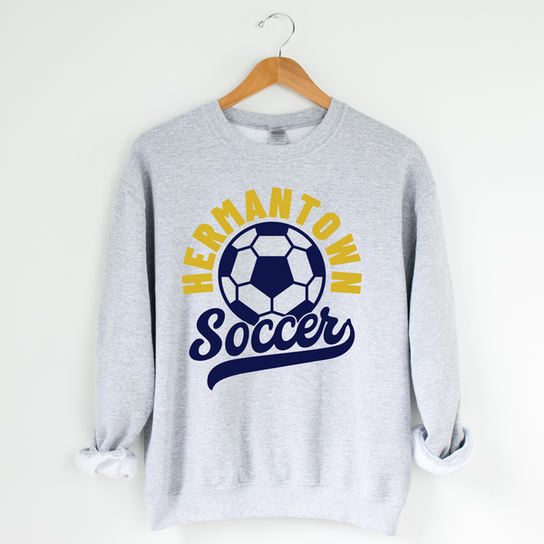 Soccer Adult Crew Logo Sweatshirt