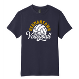 Hermantown Volleyball Adult Curved Tee DT6000