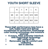Football Youth Short Sleeve Sport Tee