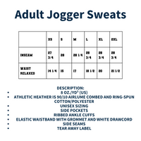 HYB Adult Jogger Sweatpants 3727