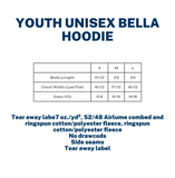 HYB Youth Hooded Sweatshirt Bella JUST HOOP
