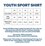 PTO Youth Sport Short Sleeve Tee PC380Y
