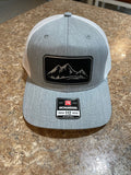 Large Mountain Leather Patch Hat