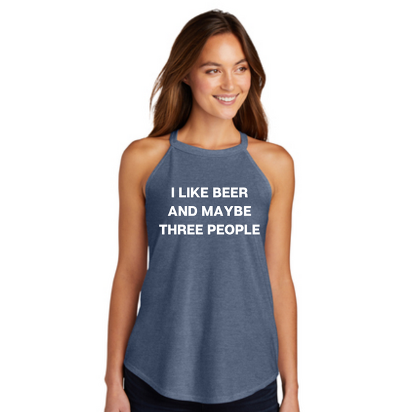 I Like Beer Rocker Tank