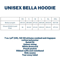 HYB Adult Hooded Sweatshirt Bella