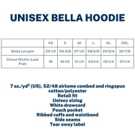 HYB Adult Hooded Sweatshirt Bella JUST HOOP