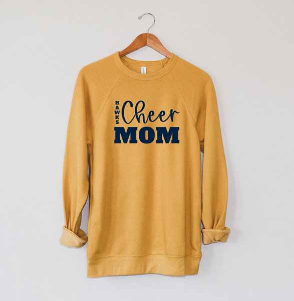 Cheer Mom Adult Crew Sweatshirt Bella