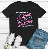 Flanagan's Cocktails & Dreams Tee, Crop or Hoodie