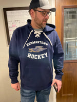 Hockey Adult Hoodie Hawks Laces