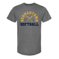 Hermantown Arch Softball Adult Tee Poly Blend